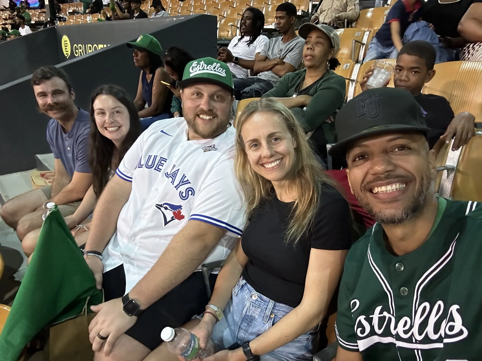 One more fan in the stands